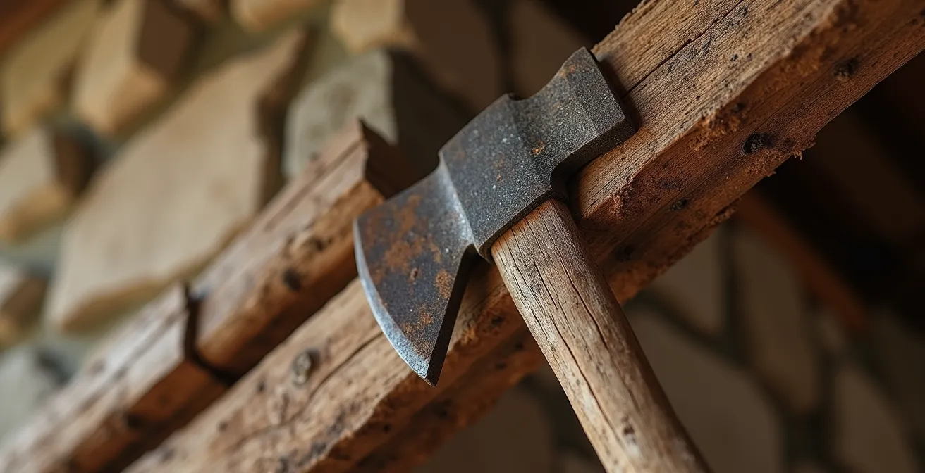 Gros plan sur les détails architecturaux d'une ferme jurassienne rénovée